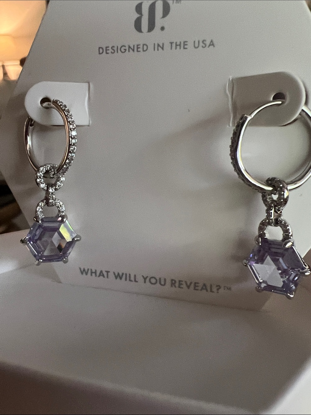 Bomb Party Earrings - rhodium plating